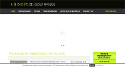Desktop Screenshot of chingfordgolfrange.com